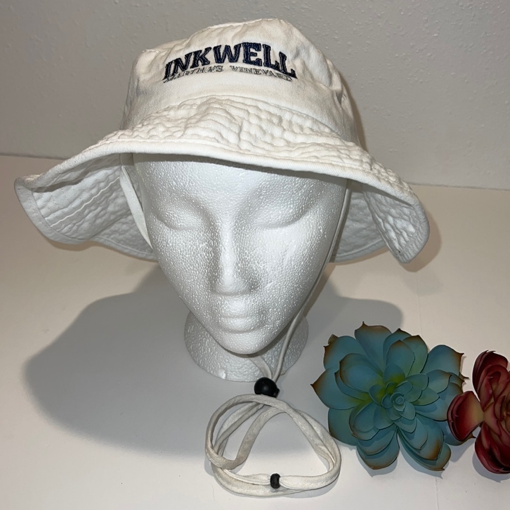 ESY Inkwell Marthas Vineyard White Bucket Cap
